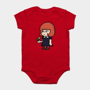 Beth Harmon Vice Pixel Art Baby Bodysuit